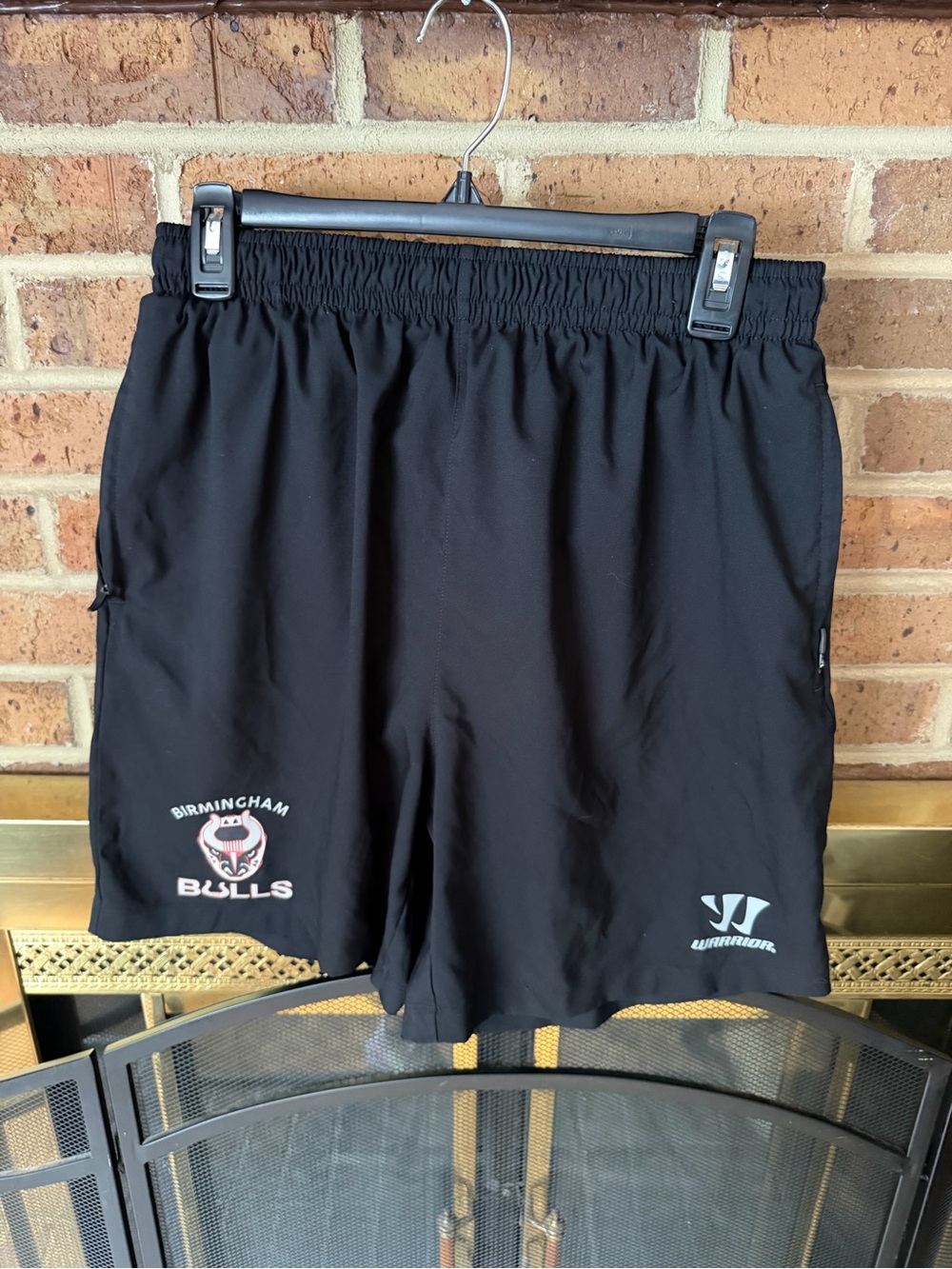 Birmingham Bulls Black Men's Athletic Shorts by Warrior
